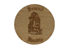 Magnet lemn suvenir România - Vlad Țepeș